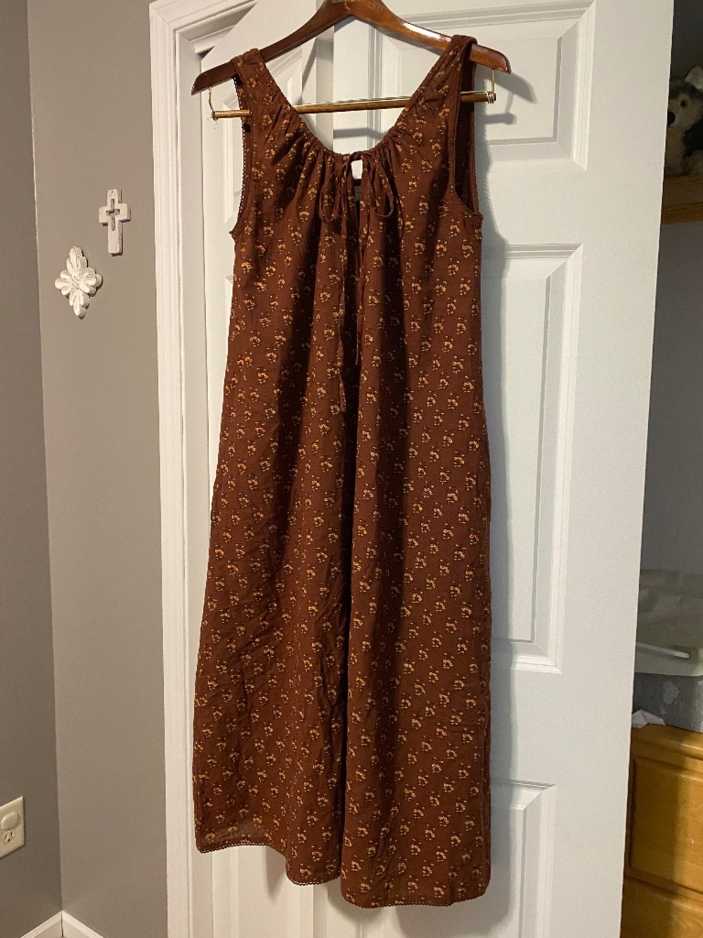 Daughters of India Sundress Midi Almond